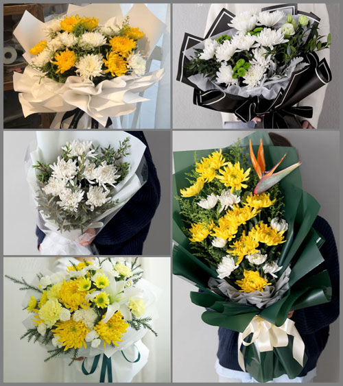 山西朔州朔城区张蔡庄乡黄儿庄村白事花束代送